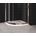 Mampara de ducha semicircular plata brillo y cristal modelo S 300 - Imagen 2