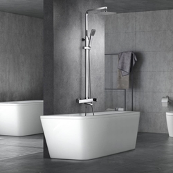 Barra de bañera monomando serie FIYI acabado cromo - Imagen 1