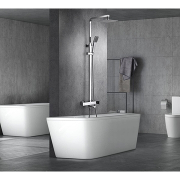 Barra de bañera monomando serie FIYI acabado cromo - Imagen 1