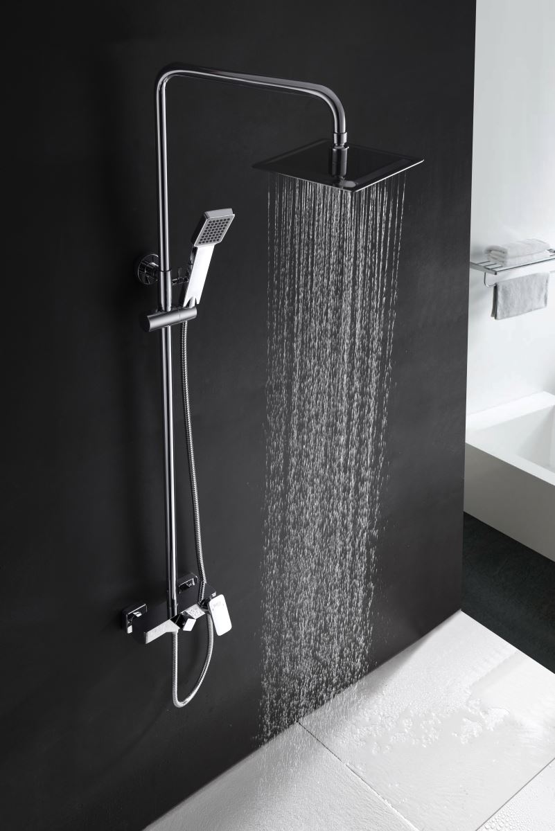 Barra de bañera monomando serie SAONA acabado cromo - Imagen 1