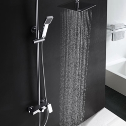 Barra de bañera monomando serie SAONA acabado cromo - Imagen 1