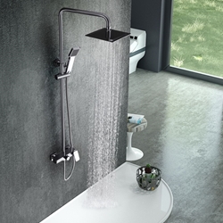 Barra de bañera monomando serie SAONA acabado cromo - Imagen 2