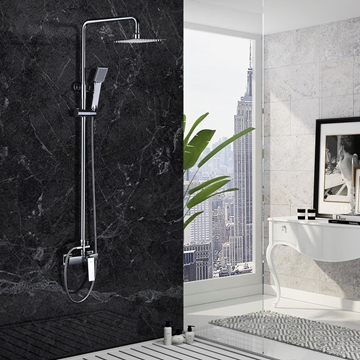 Barra de ducha monomando serie ART acabado cromo - Imagen 1