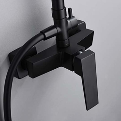 Barra de ducha monomando serie ART acabado negro mate - Imagen 2