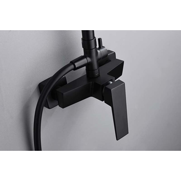 Barra de ducha monomando serie ART acabado negro mate - Imagen 2