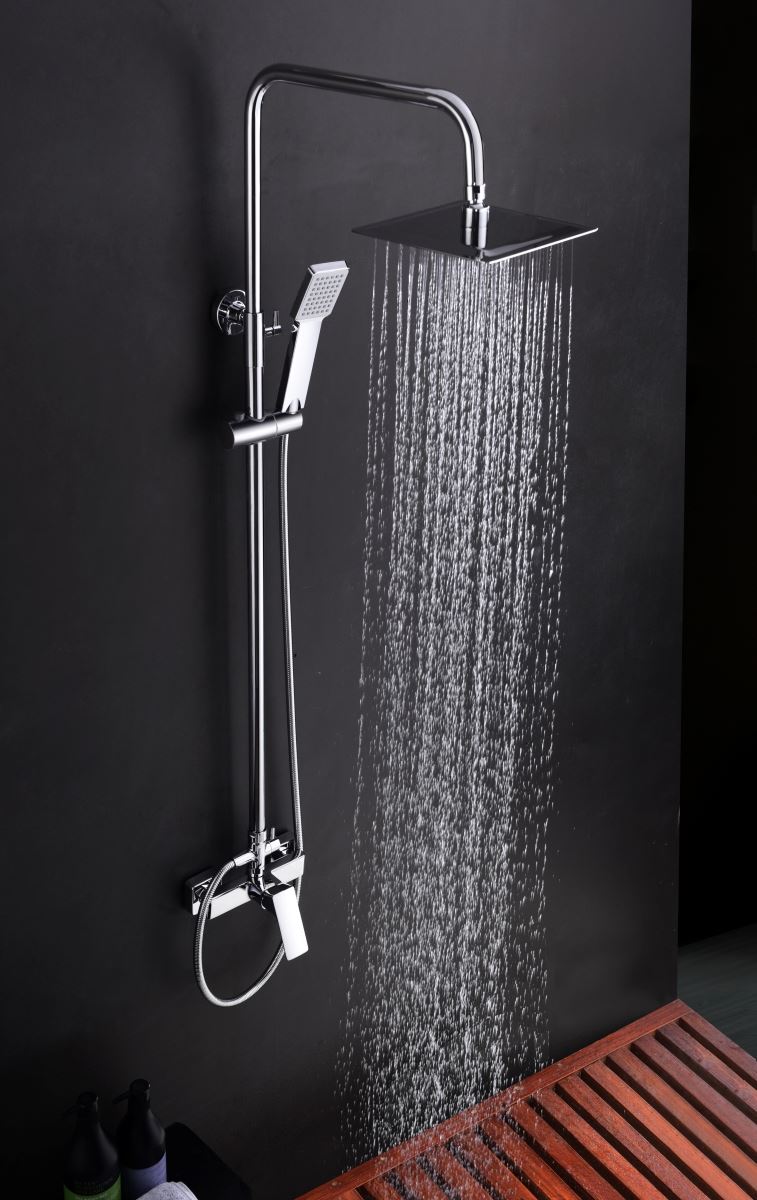 Barra de ducha monomando serie BALI acabado cromo - Imagen 2