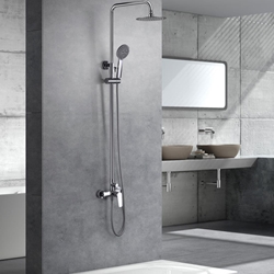 Barra de ducha monomando serie BELGICA acabado cromado - Imagen 1