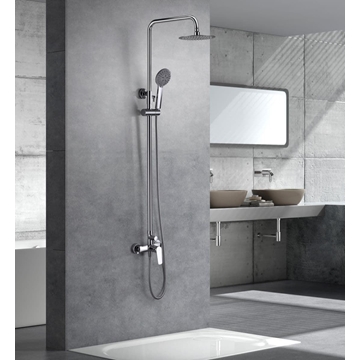 Barra de ducha monomando serie BELGICA acabado cromo - Imagen 1