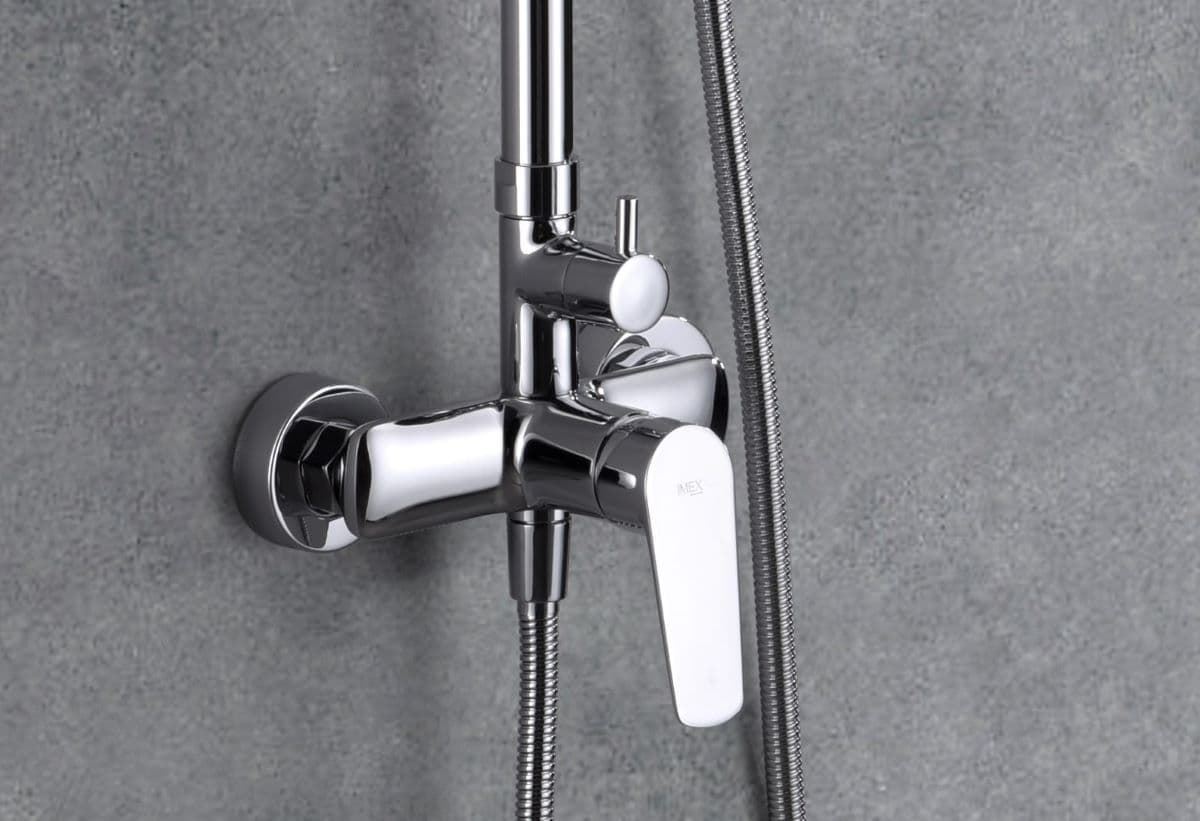 Barra de ducha monomando serie BELGICA acabado cromo - Imagen 2