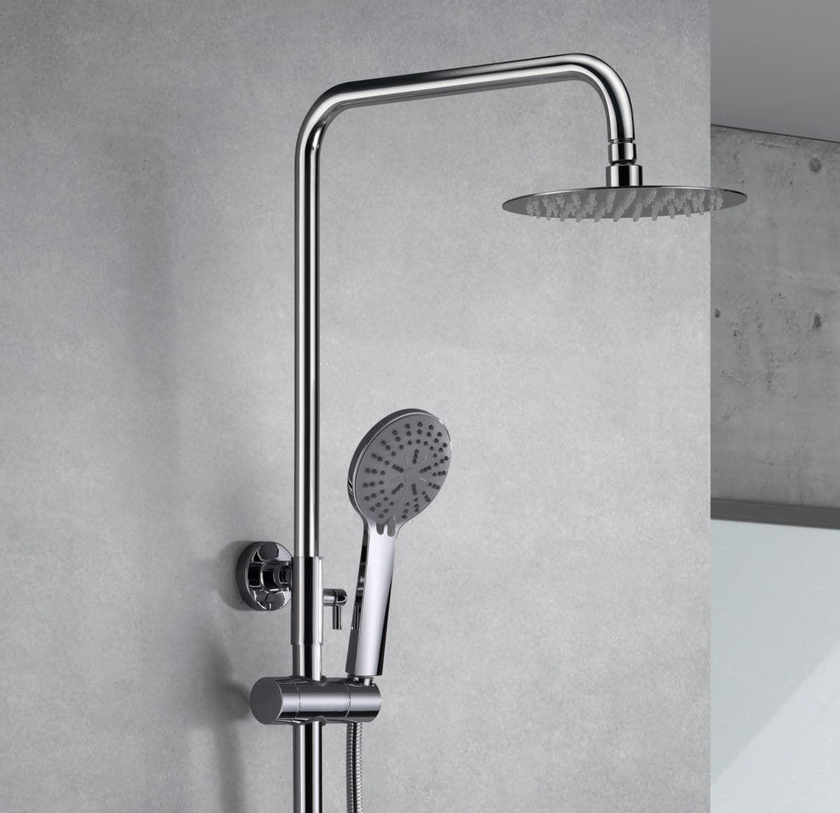 Barra de ducha monomando serie BELGICA acabado cromo - Imagen 3