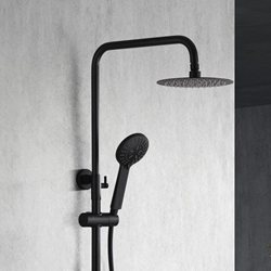 Barra de ducha monomando serie BELGICA acabado negro mate - Imagen 2