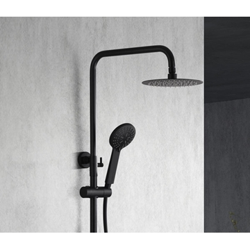 Barra de ducha monomando serie BELGICA acabado negro mate - Imagen 2