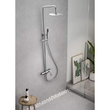 Barra de ducha monomando serie DELOS acabado acero S.316 - Imagen 1