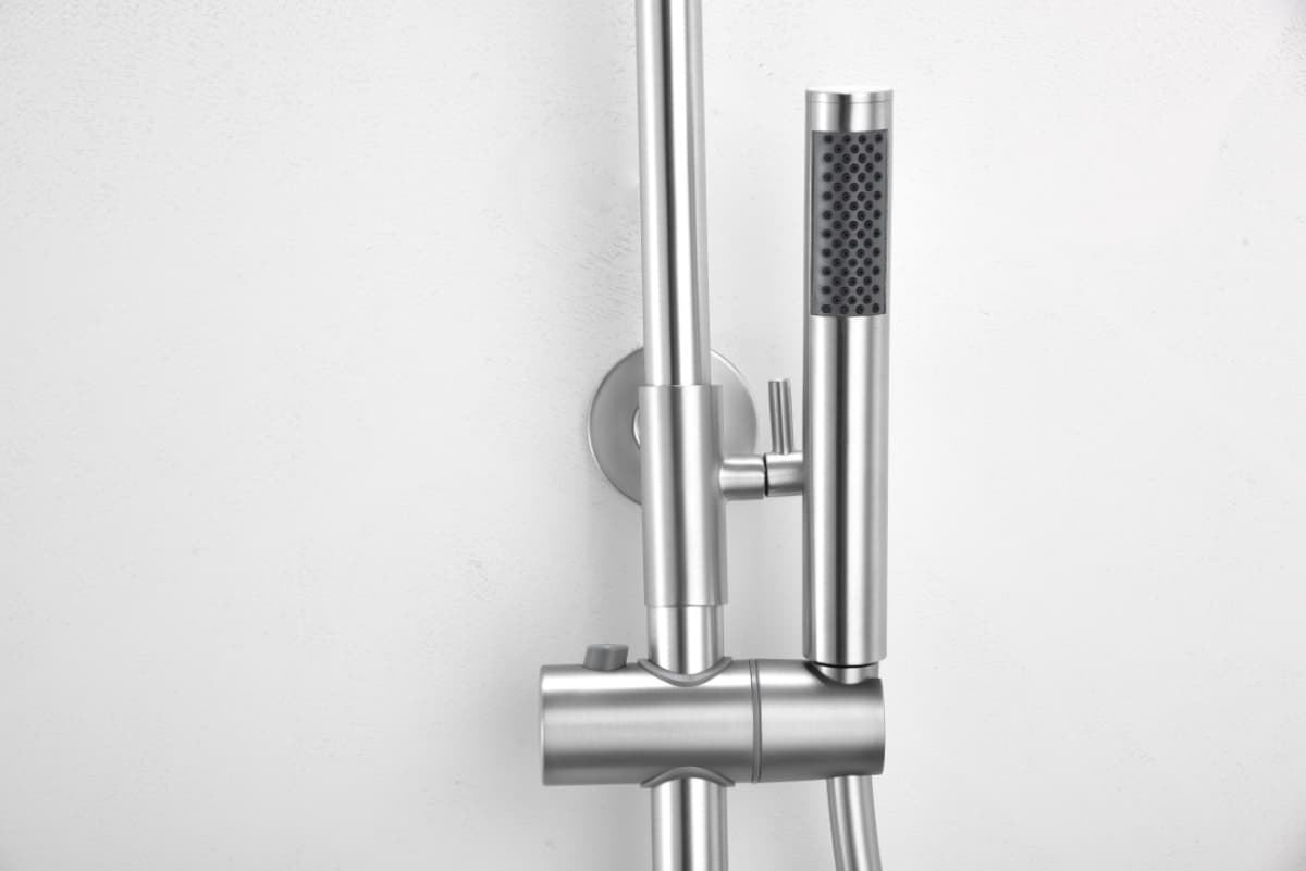 Barra de ducha monomando serie DELOS acabado acero S.316 - Imagen 2