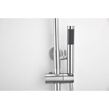 Barra de ducha monomando serie DELOS acabado acero S.316 - Imagen 2