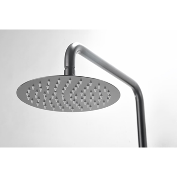 Barra de ducha monomando serie DELOS acabado black gun metal - Imagen 2