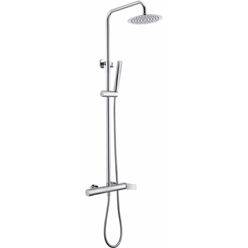 Barra de ducha monomando serie DINAMARCA acabado cromo - Imagen 2