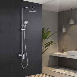 Barra de ducha monomando serie ESCOCIA acabado cromo - Imagen 1