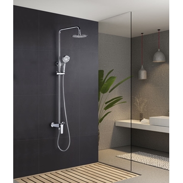 Barra de ducha monomando serie ESCOCIA acabado cromo - Imagen 1