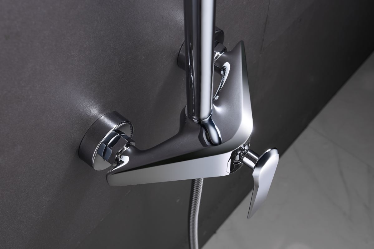 Barra de ducha monomando serie ESCOCIA acabado cromo - Imagen 4