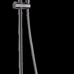 Barra de ducha monomando serie LINE acabado negro-gun metal - Imagen 2