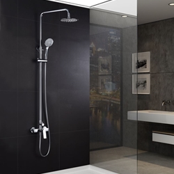 Barra de ducha monomando serie LUXOR acabado cromo - Imagen 1