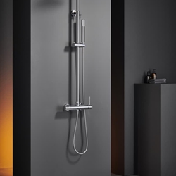 Barra de ducha monomando serie MONZA acabado cromo - Imagen 1