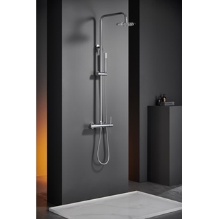 Barra de ducha monomando serie MONZA acabado cromo - Imagen 1