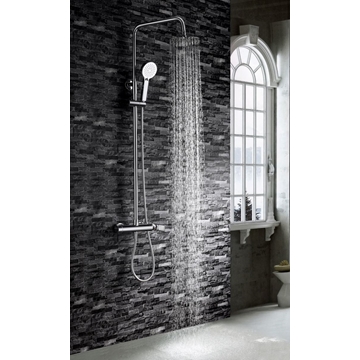 Barra de ducha monomando serie NASSAU acabado cromo - Imagen 1