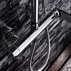 Barra de ducha monomando serie NASSAU acabado cromo - Imagen 2