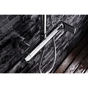 Barra de ducha monomando serie NASSAU acabado cromo - Imagen 2