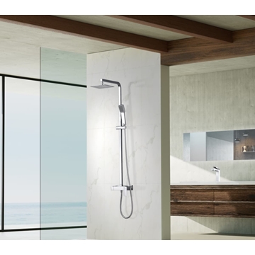 Barra de ducha monomando serie PISA acabado cromo - Imagen 1