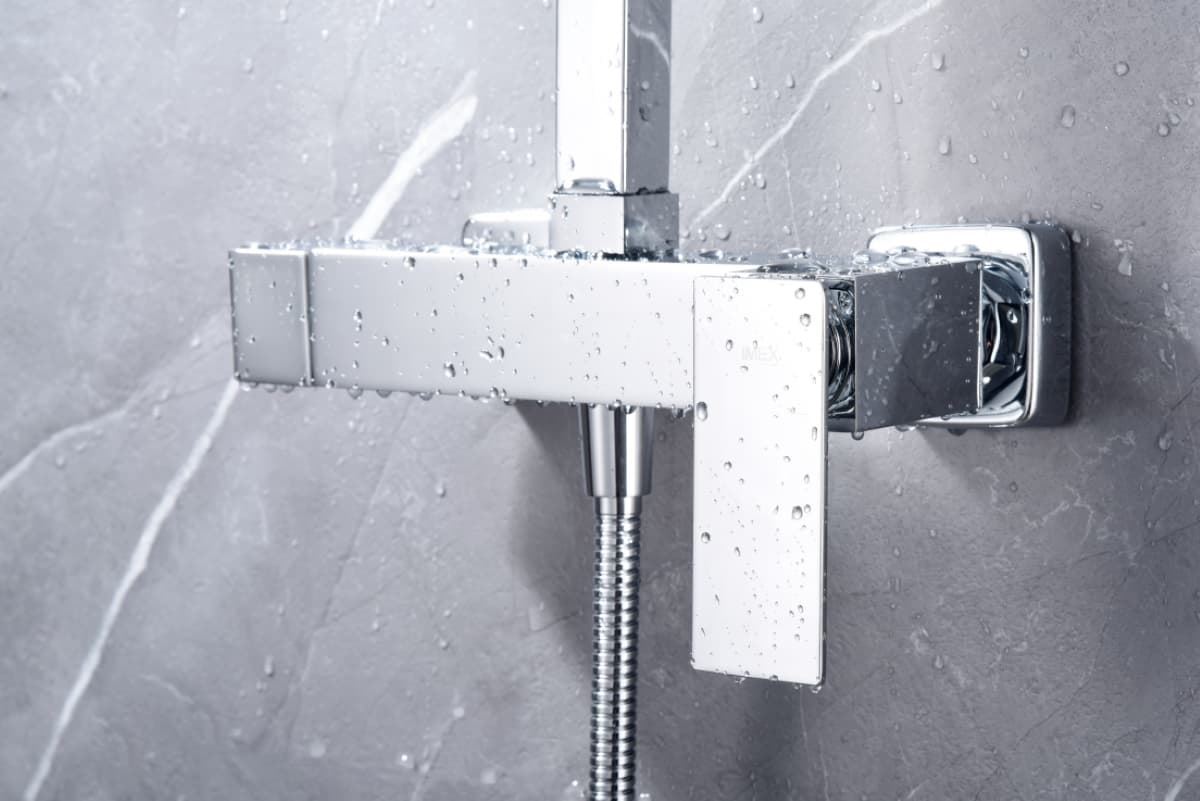 Barra de ducha monomando serie PISA acabado cromo - Imagen 2