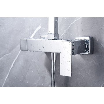 Barra de ducha monomando serie PISA acabado cromo - Imagen 2