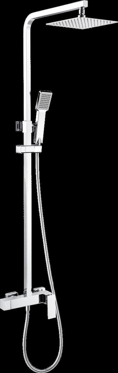 Barra de ducha monomando serie PISA acabado cromo - Imagen 4