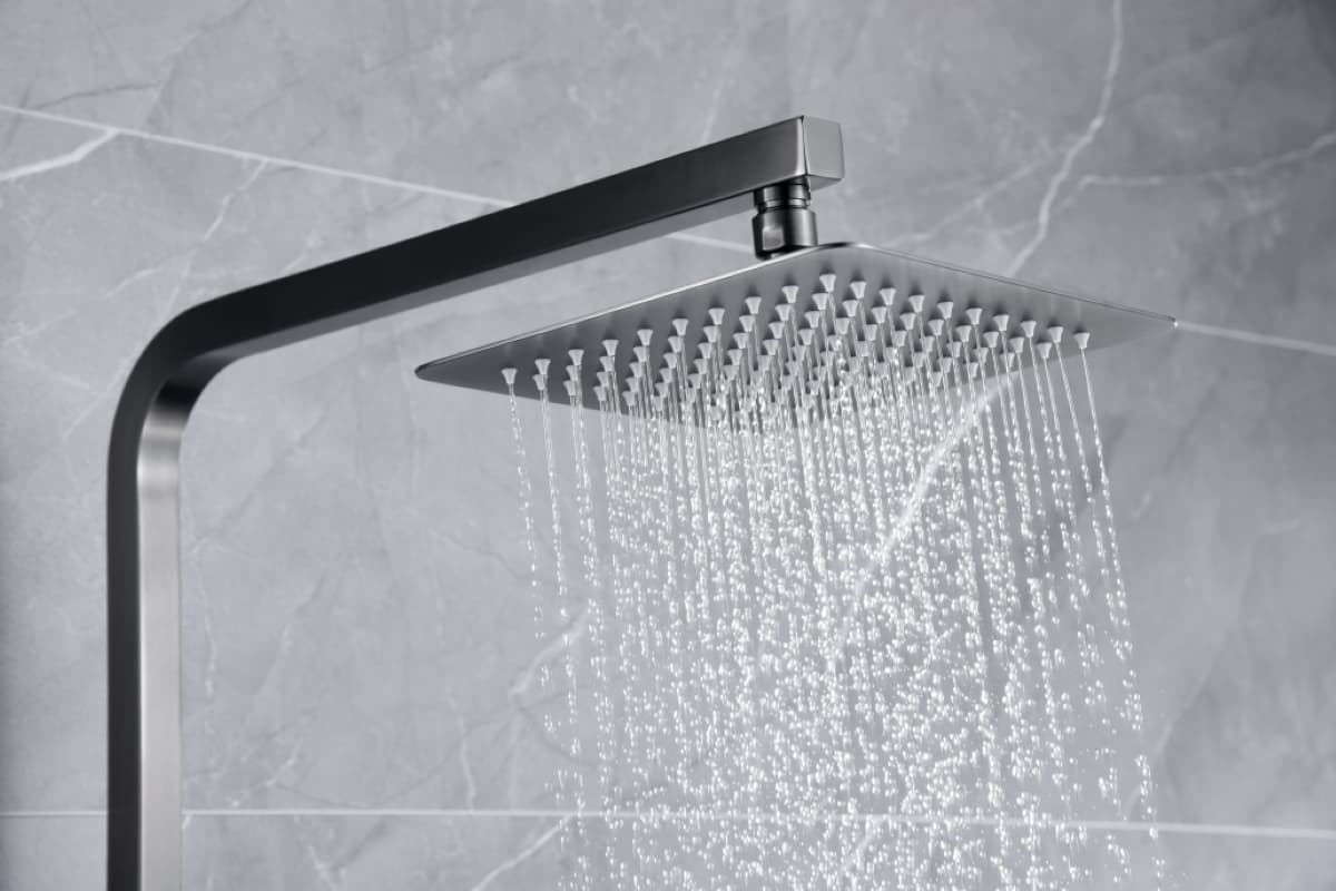 Barra de ducha monomando serie PISA acabado negro gun metal - Imagen 3