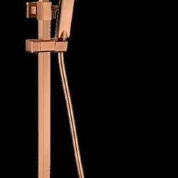 Barra de ducha monomando serie PISA acabado oro rosa cepillado - Imagen 2