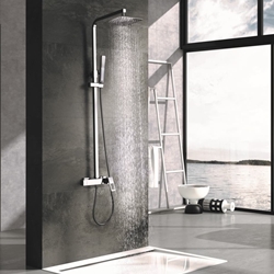 Barra de ducha monomando serie SUECIA acabado cromo - Imagen 1