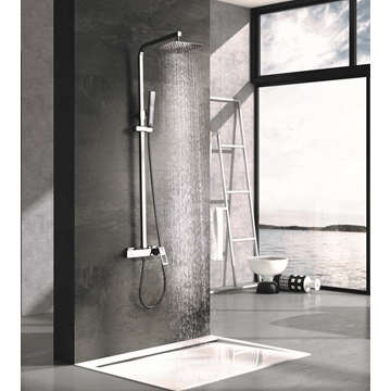 Barra de ducha monomando serie SUECIA acabado cromo - Imagen 1