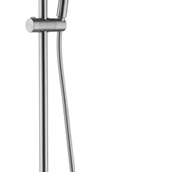 Barra de ducha monomando serie URAL acabado niquel cepillado - Imagen 2
