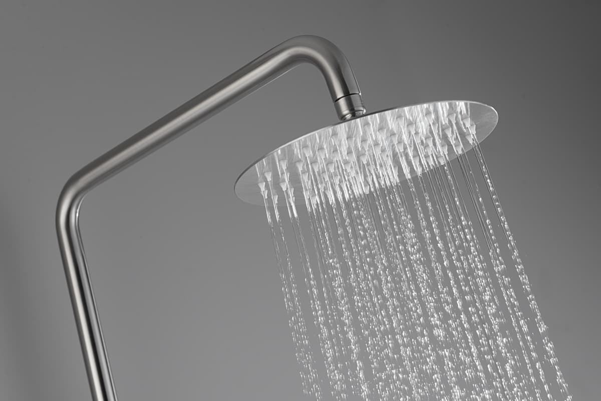 Barra de ducha monomando serie URAL acabado niquel cepillado - Imagen 5