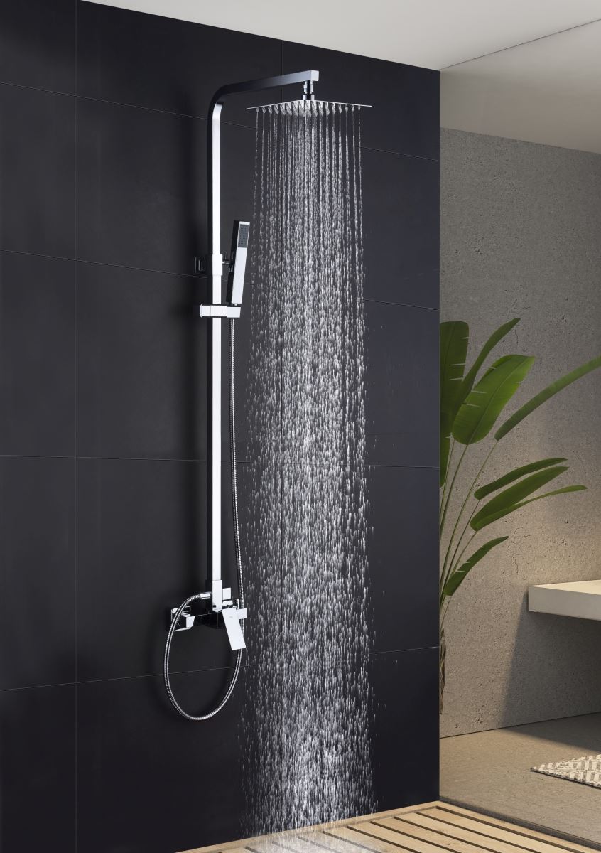 Barra de ducha monomando serie VALENCIA acabado cromo - Imagen 1