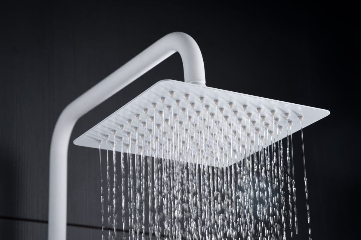 Barra de ducha Termostática serie ART acabado blanco mate - Imagen 3