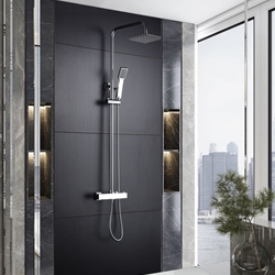 Barra de ducha Termostática serie ART acabado cromo - Imagen 1