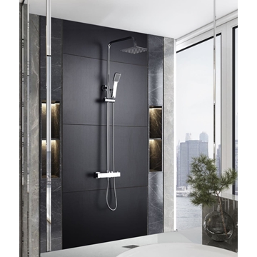 Barra de ducha Termostática serie ART acabado cromo - Imagen 1