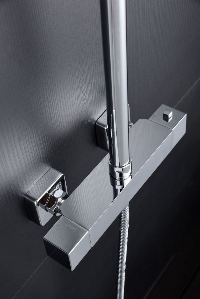 Barra de ducha Termostática serie ART acabado cromo - Imagen 4