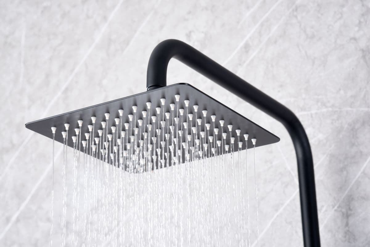 Barra de ducha Termostática serie ART acabado negro mate - Imagen 3