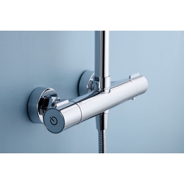 Barra de ducha termostatica serie ECO-KENT acabado cromo - Imagen 2