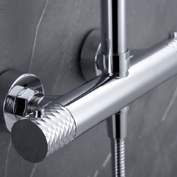 Barra de ducha termostatica serie GENOVA acabado cromo - Imagen 2