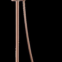 Barra de ducha termostatica serie GENOVA acabado oro rosa cepillado - Imagen 2